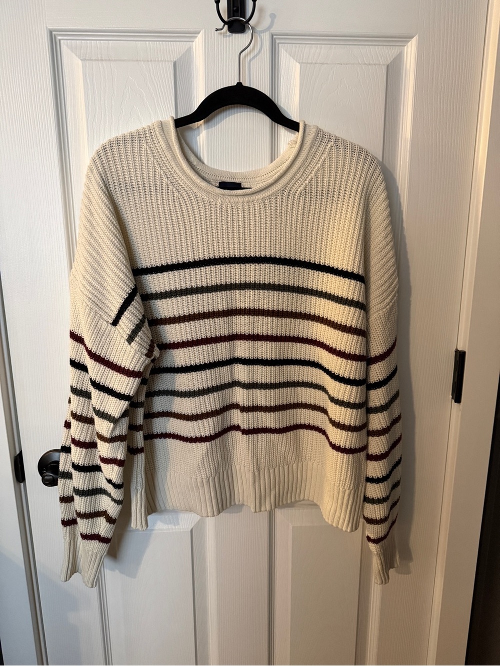 GAP cotton crewneck sweater - stripes